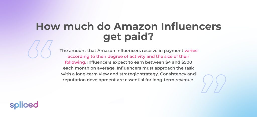 How much do Amazon Influencers get paid?