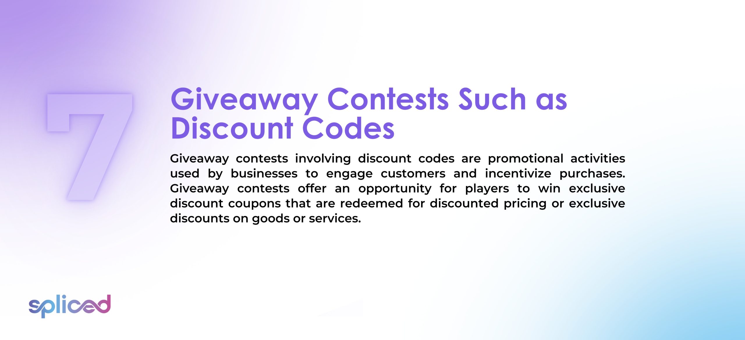 Giveaway Contests Such as Discount Codes