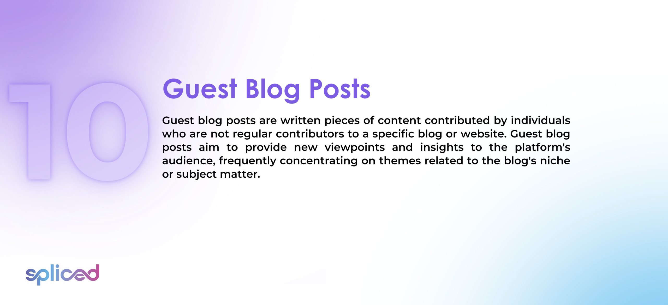 Guest Blog Posts