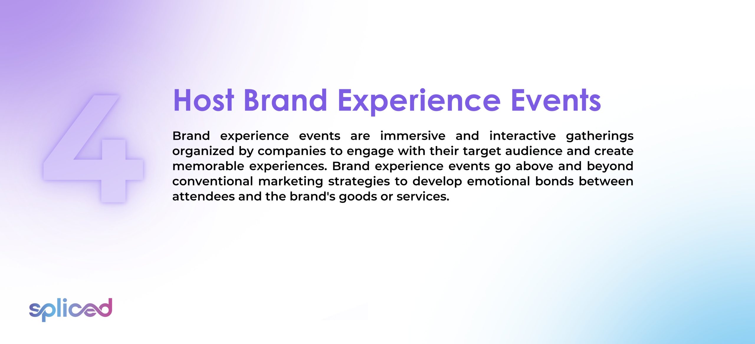 Host Brand Experience Events
