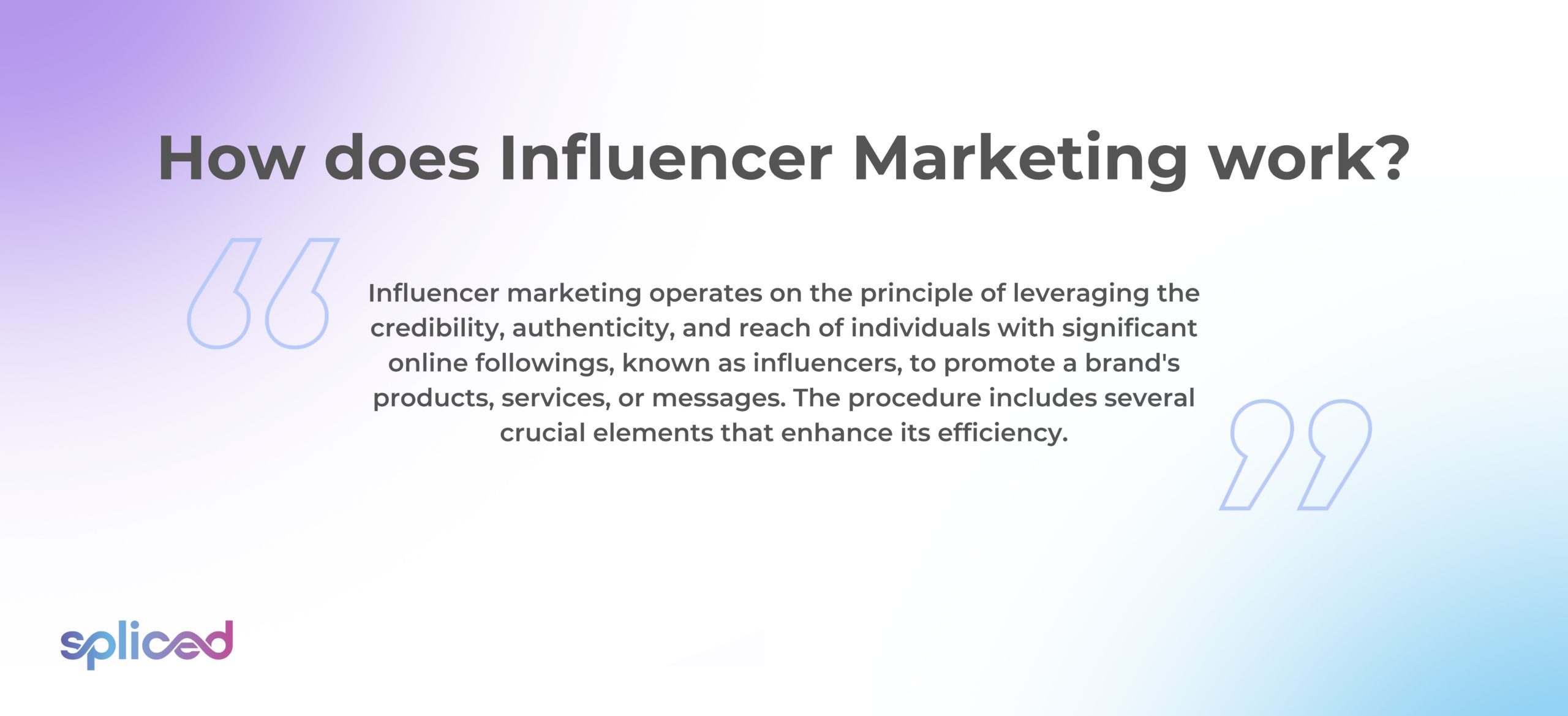 How does influencer marketing work?