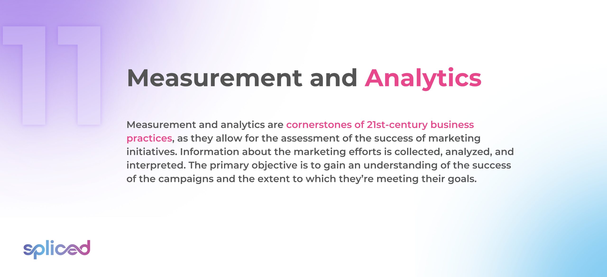 Measurement and Analytics