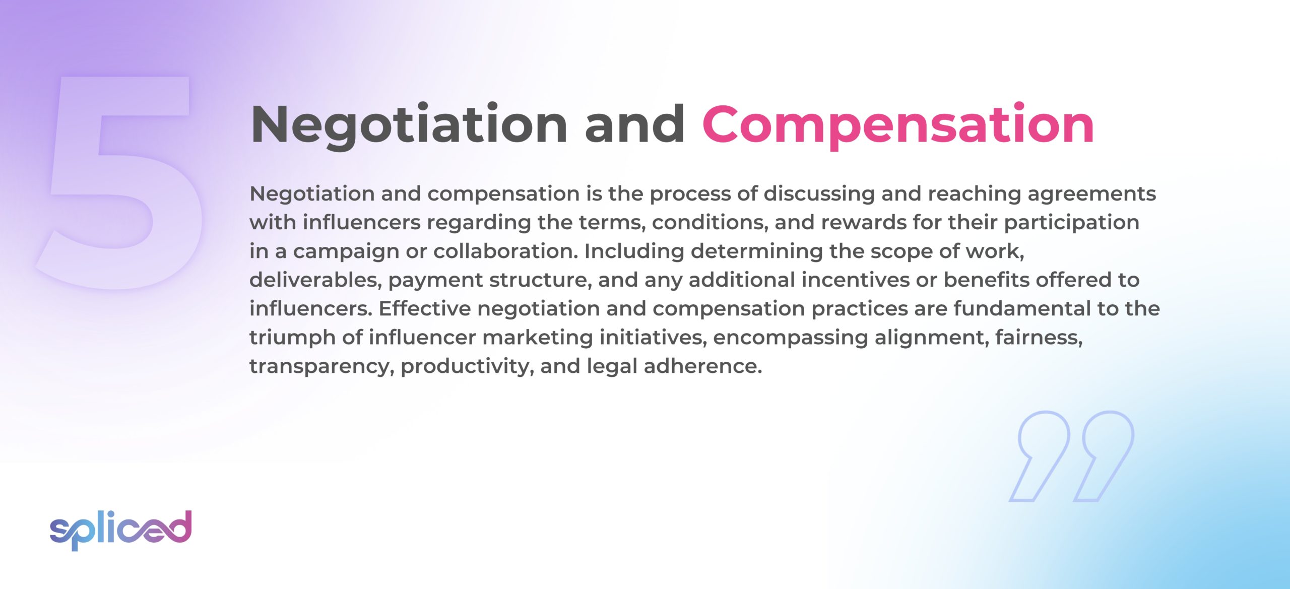 Negotiation and Compensation
