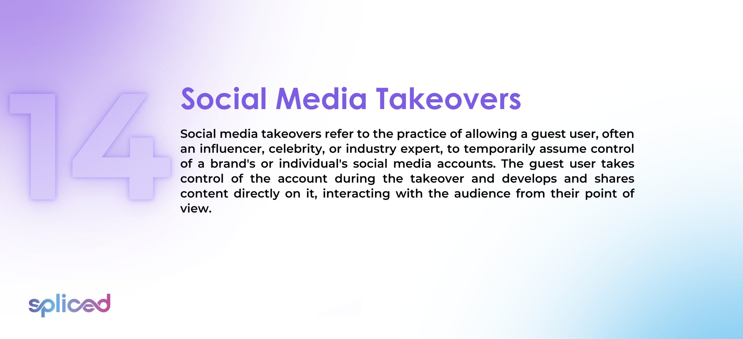 Social Media Takeovers
