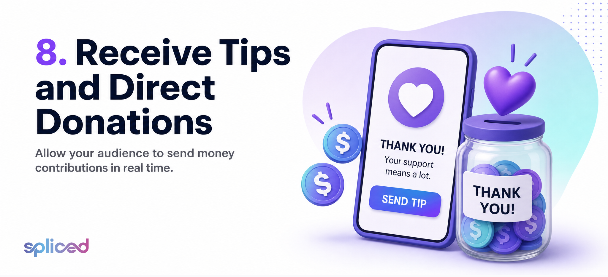 Receive Tips and Direct Donations