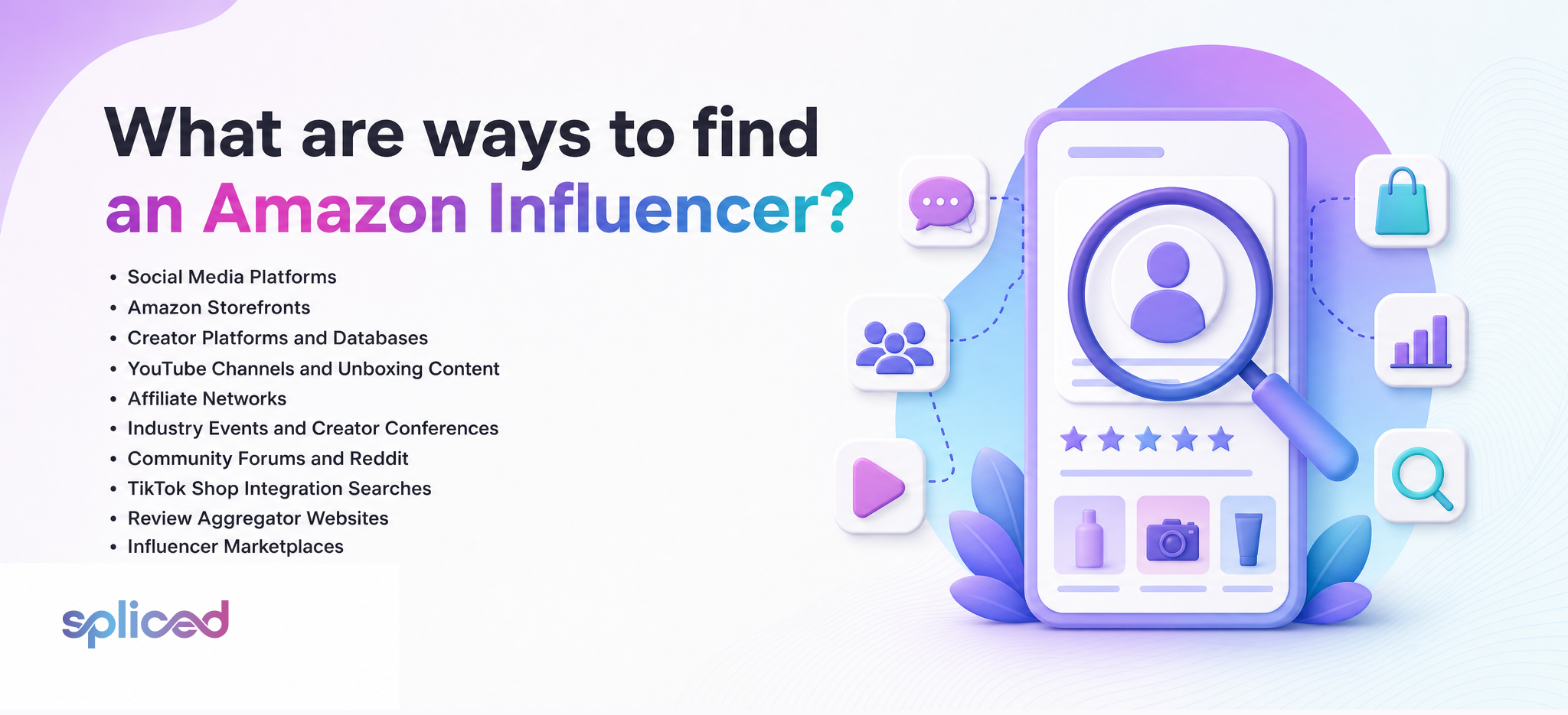 What are ways to find an Amazon Influencer?