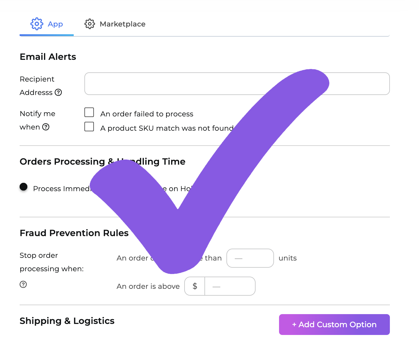 Activate TikTok to Amazon Fulfillment