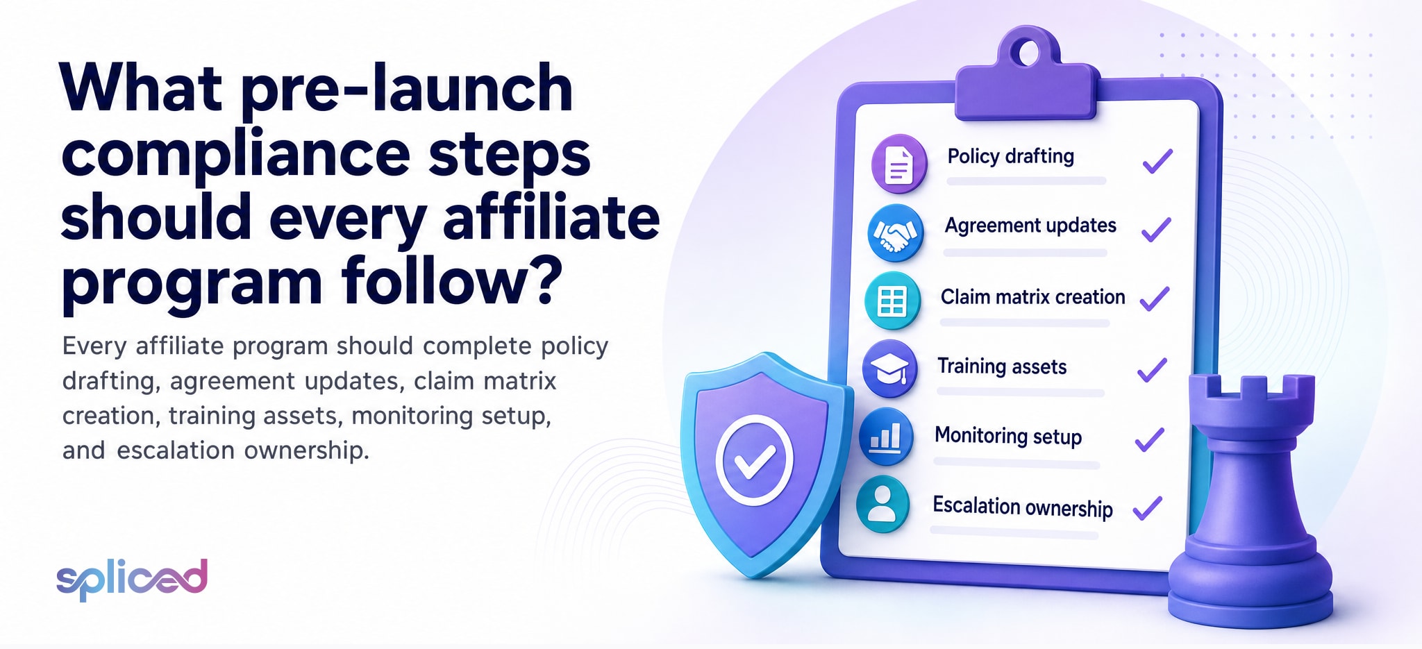 What pre-launch compliance steps should every affiliate program follow?